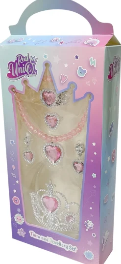 Real UniQ smykkesæt med tiara ass><noscript><img width=