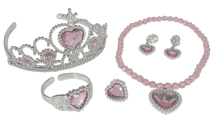 Real UniQ smykkesæt med tiara ass> Sale