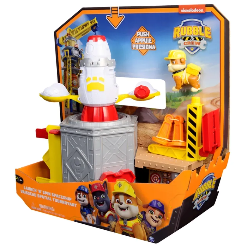Rubble & Crew Launch N Spin Rumskib>Paw Patrol Outlet