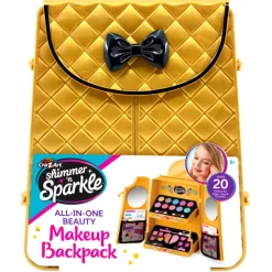 SHIMMER N SPARKLE COSMETIC BACKPACK GOLD> Hot