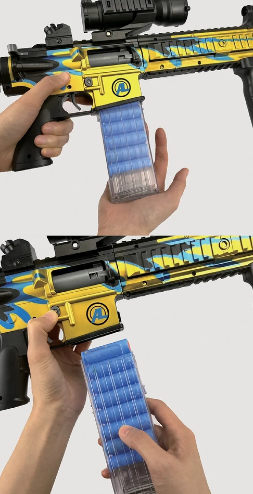 Sniper riffel med kikkert 74 cm> Best