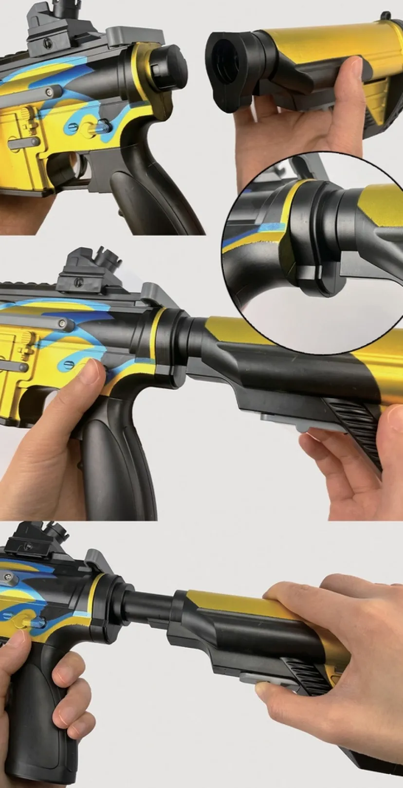Sniper riffel med kikkert 74 cm> Best