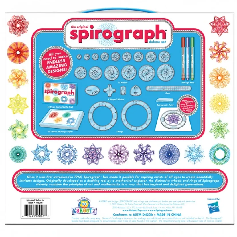 SPIROGRAPH DELUXE SÆT> Online