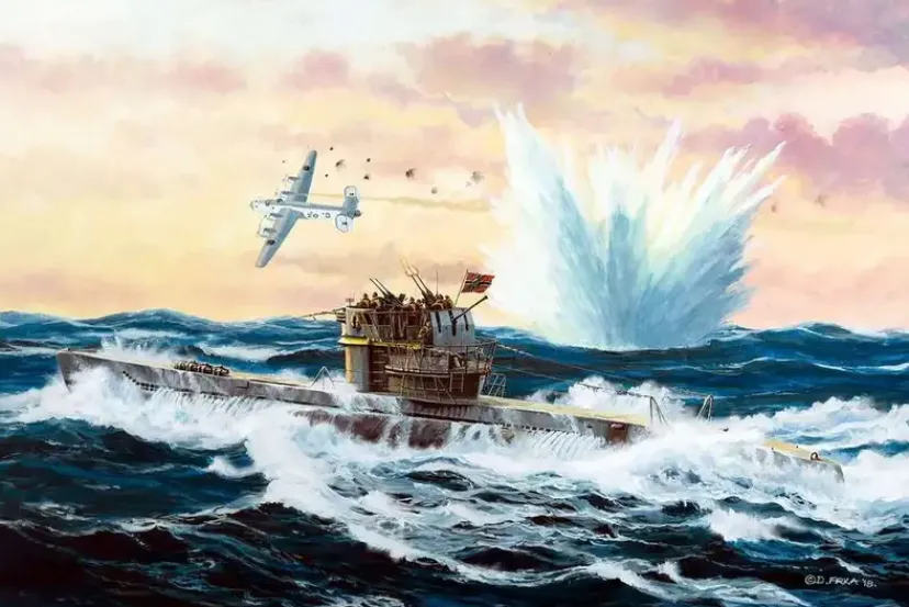 Starter Kit German Submarine Type VII C/41 1:350>Revell