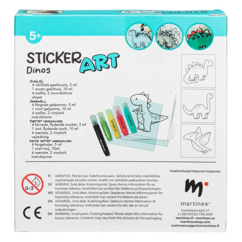 Sticker Art vinduesklistermærker ass> Hot