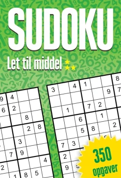 Sudoku - let til middel> New