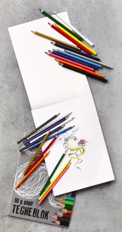 Tegneblok A4 50 sider 90 gr>Relief Sale