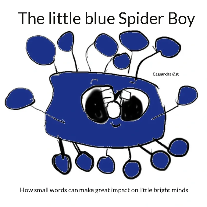 The little blue Spider Boy> Hot