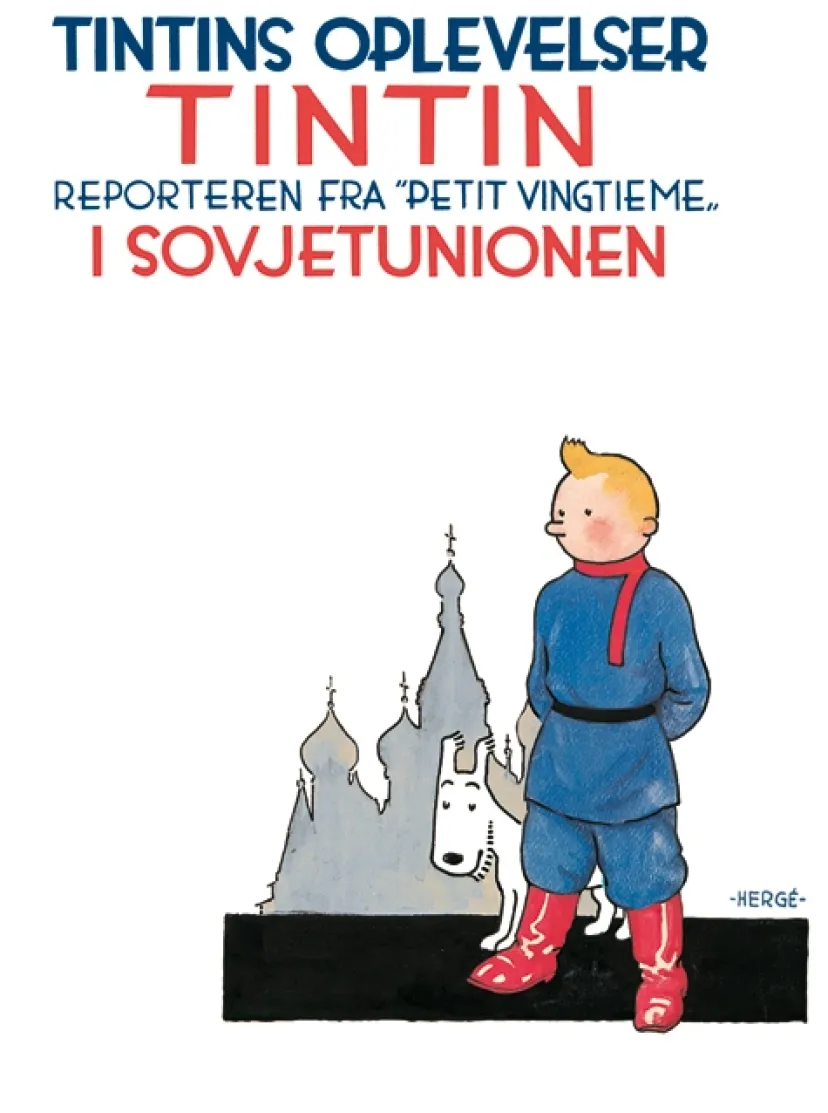 Tintin i Sovjetunionen – softcover sort/hvid>
