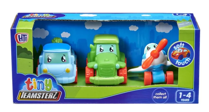 Tiny Teamsterz biler, 3-pak ass>