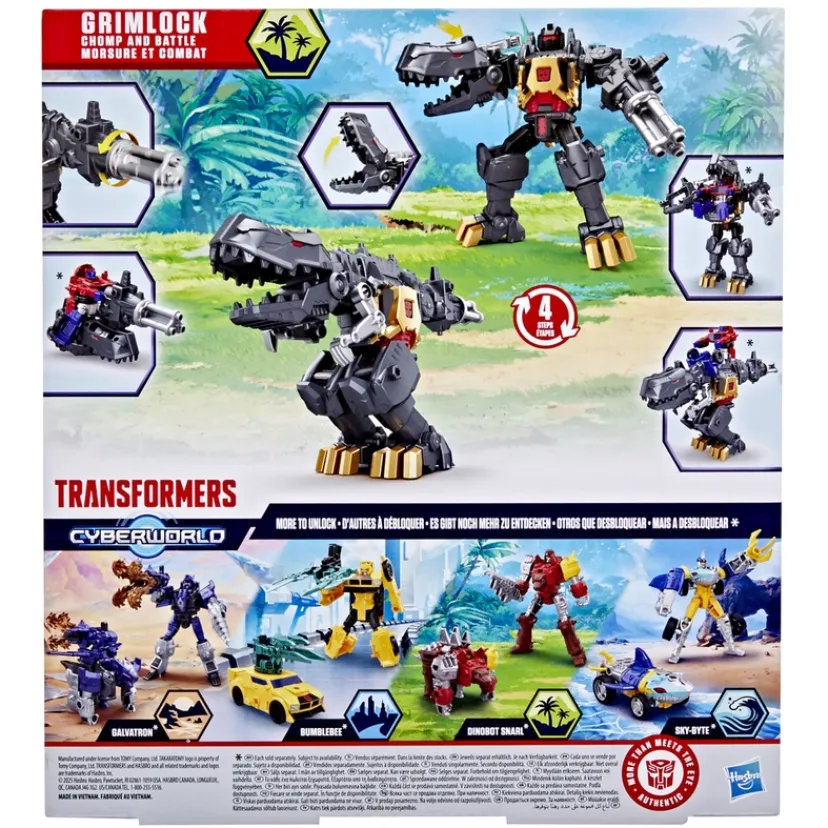 Cyberworld - Chomp & Battle Grimlock actionfigur>Transformers