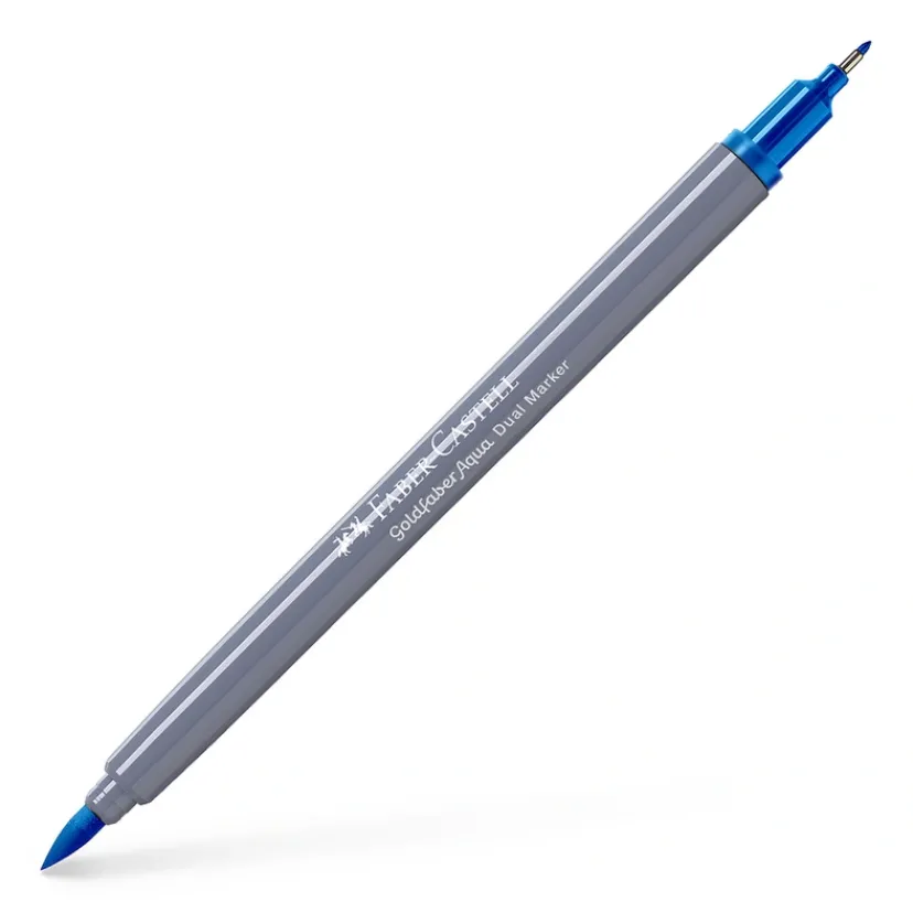 Tusser dobbelt Goldfaber Aqua azure blue 449>Faber-Castell Clearance