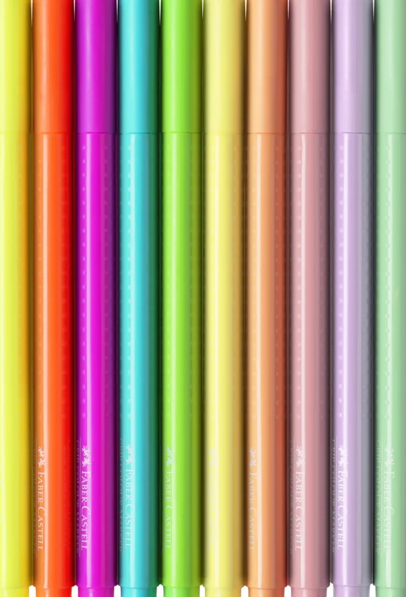 Tusser grip 10 stk 5 neon 5 pastel>Faber-Castell Discount