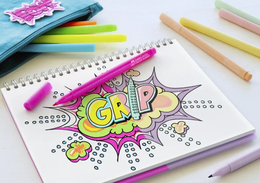 Tusser grip 10 stk 5 neon 5 pastel>Faber-Castell Discount