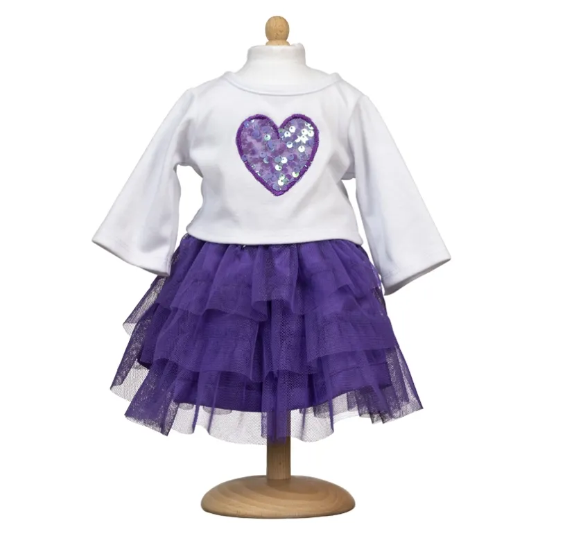 Tylskørt med bluse, 45 cm>