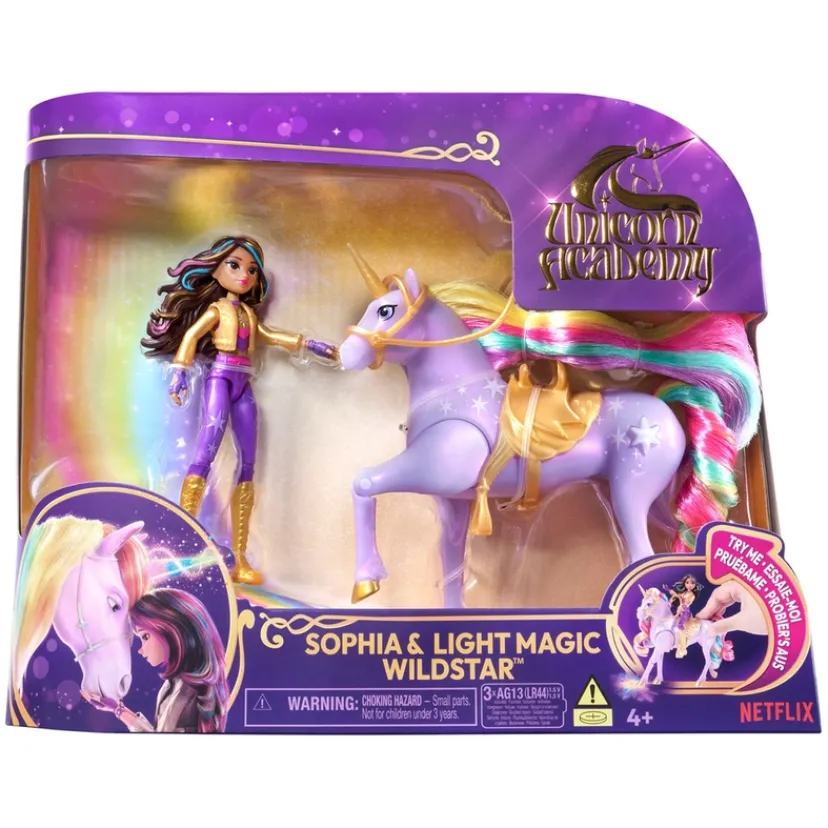 Unicorn Academy Lille Dukke Sophia&Magic Wildstar> New
