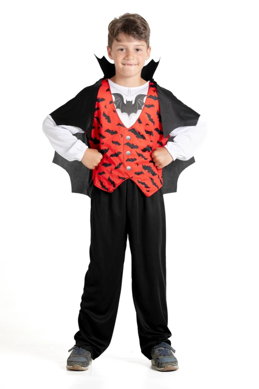 Vampyr kostume str. 4-6 år> Hot