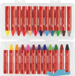 Vokskridt jumbo 24 farver>Faber-Castell Outlet