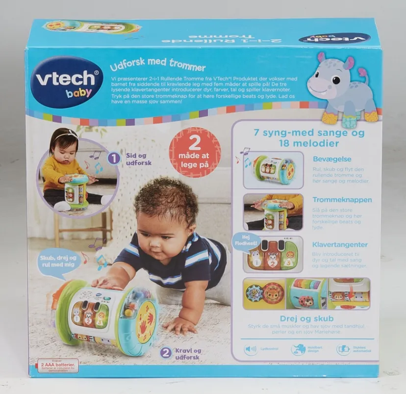 2i1 Rullende Tromme – aktivitetslegetøj til børn fra 3-36 mdr.>VTech Best