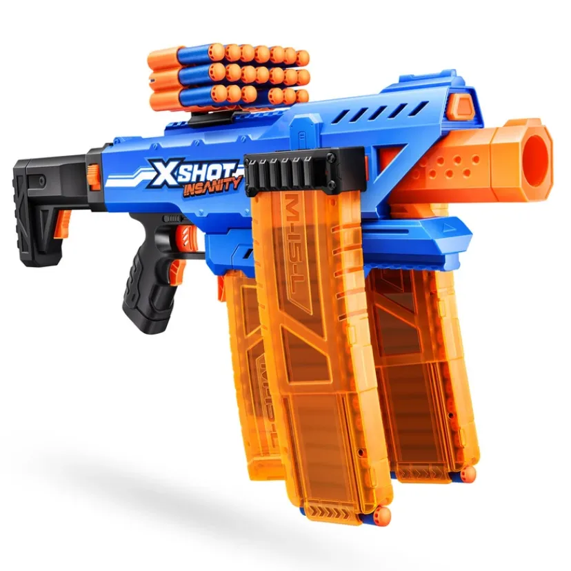 Xshot Insanity Motorised Clip Mania med 72 Darts>X-shot Discount