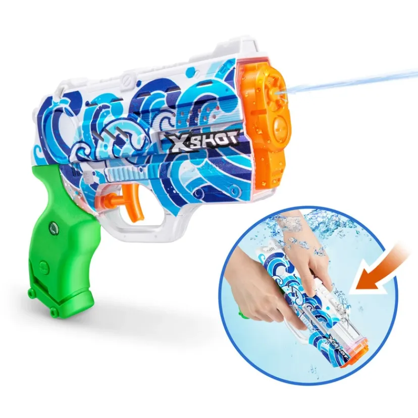 Xshot Water Fast-Fill Skins Nano Water Blaster ass>X-shot Clearance