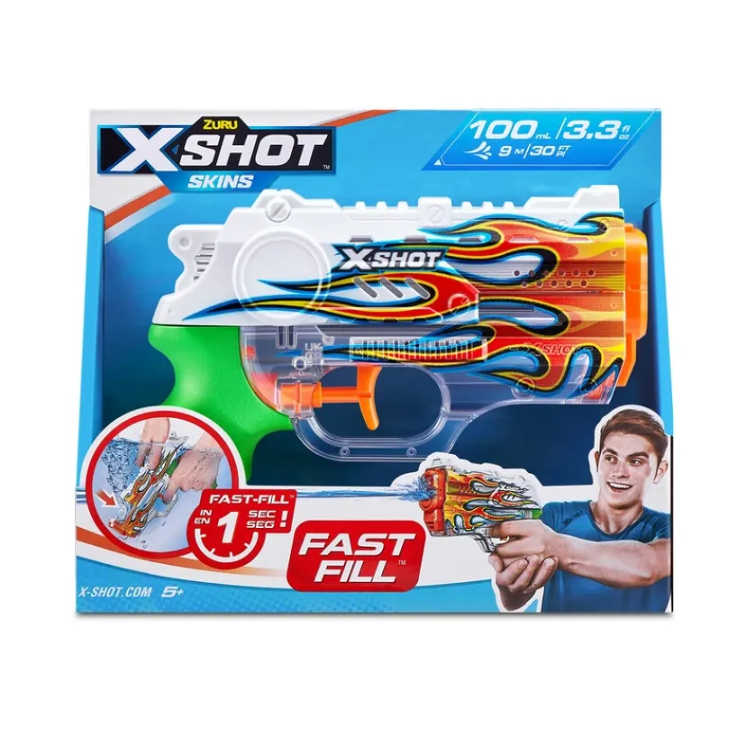 Xshot Water Fast-Fill Skins Nano Water Blaster ass>X-shot Clearance
